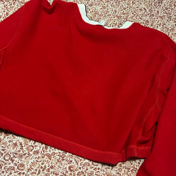 Red Nike Crop Sweater - Picture 9 of 15